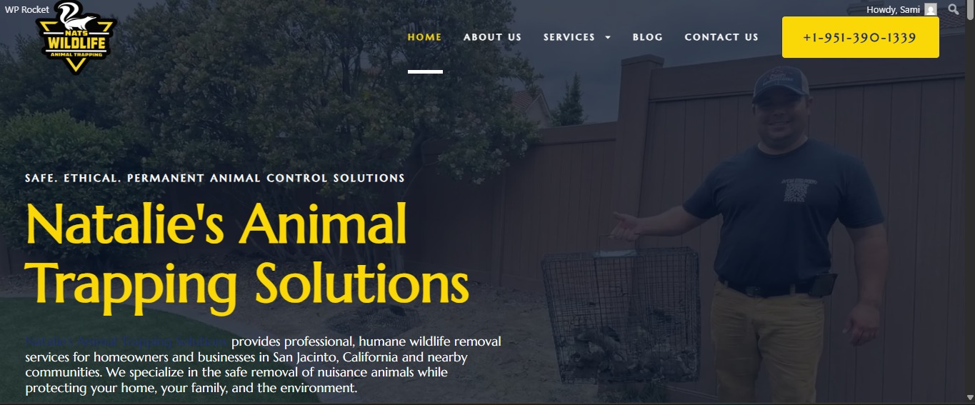 Natalie Animal Trapping